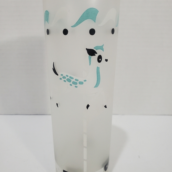 MCM Vintage Libbey Carousel Animal Highball Glasses SET of 6 - Picture 6 of 12